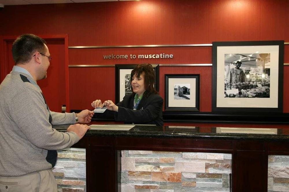 Hampton Inn Muscatine Interiør billede